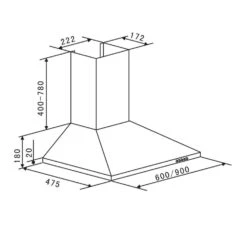 TR60WS Dunstabzugshaube 2x Fettfilter Edelstahl 60 Cm 340 M³/h -Küchenbedarf Angebote 10011485 yy 0008 logo Klarstein TR60WS Dunstabzugshaube 2x Filter