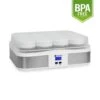 Gaia Joghurtmaker 12 Gläser A 150 Ml Timer Edelstahl -Küchenbedarf Angebote 10011602 yy 0001 titel Klarstein Gaia Joghurtmaker weiss