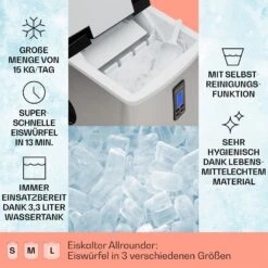 Mr. Black-Frost Eismaschine 150W Edelstahl Schwarz 15kg 10 Mr. Black-Frost Eismaschine 150W Edelstahl Schwarz 15kg -Küchenbedarf Angebote 10020109 de 0002 usp