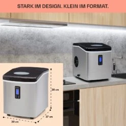 Mr. Black-Frost Eismaschine 150W Edelstahl Schwarz 15kg 14 Mr. Black-Frost Eismaschine 150W Edelstahl Schwarz 15kg -Küchenbedarf Angebote 10020109 de 0006 usp