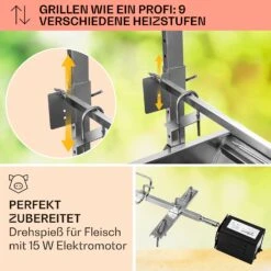 Sauenland Spanferkelgrill Mit Elektromotor Drehspieß -Küchenbedarf Angebote 10026798 de 0003 usp
