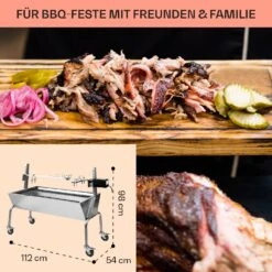 Sauenland Spanferkelgrill Mit Elektromotor Drehspieß -Küchenbedarf Angebote 10026798 de 0006 usp