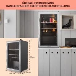 Beersafe XXL Kühlschrank 80 Liter 3 Böden Panoramaglastür Edelstahl 14 Beersafe XXL Kühlschrank 80 Liter 3 Böden Panoramaglastür Edelstahl -Küchenbedarf Angebote 10027673 DE 0006 usp
