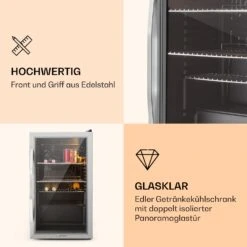 Beersafe XXL Kühlschrank 80 Liter 3 Böden Panoramaglastür Edelstahl 10 Beersafe XXL Kühlschrank 80 Liter 3 Böden Panoramaglastür Edelstahl -Küchenbedarf Angebote 10027673 de 0002 logo
