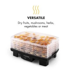 Bananarama Dörrautomat Schwarz 550W Trockner Dehydrator 6 Etagen -Küchenbedarf Angebote 10027831 yy 0008 logo Klarstein Bananarama Doerrautomat schwarz reedit