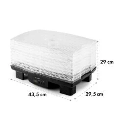 Bananarama Dörrautomat Schwarz 550W Trockner Dehydrator 6 Etagen -Küchenbedarf Angebote 10027831 yy 0009 detail Klarstein Bananarama Doerrautomat schwarz reedit