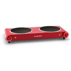 Captain Cook² Doppel-Kochplatte Infrarot 2400W Edelstahl Rot -Küchenbedarf Angebote 10027876 yy 0003 titel Klarstein Captain Cook Doppel Kochplatte