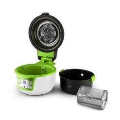 VitAir Turbo Heißluftfritteuse Grün-weiß 1400W Grillen Backen 9l 20 VitAir Turbo Heißluftfritteuse Grün-weiß 1400W Grillen Backen 9l -Küchenbedarf Angebote 10028288 yy 0008 titel zubehoer 07 Klarstein VitAir Heissluftfritteuse gruen weiss