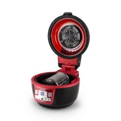 VitAir Turbo Heißluftfritteuse Rot-schwarz 1400W Grillen Backen 9l -Küchenbedarf Angebote 10028289 yy 0007 titel Klarstein VitAir Heissluftfritteuse