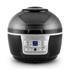 VitAir Turbo Heißluftfritteuse Grau-schwarz 1400W Grillen Backen 9l -Küchenbedarf Angebote 10028290 yy 0005 titel Klarstein VitAir Heissluftfritteuse