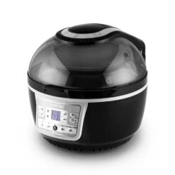 VitAir Turbo Heißluftfritteuse Grau-schwarz 1400W Grillen Backen 9l -Küchenbedarf Angebote 10028290 yy 0007 titel Klarstein VitAir Heissluftfritteuse