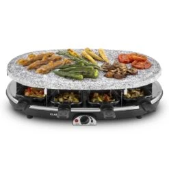 Steaklette Raclettegrill 1500 W Granit-Natursteinplatte 8 Personen -Küchenbedarf Angebote 10028449 yy 0003 titel Klarstein Steaklette Raclette Natursteingrill
