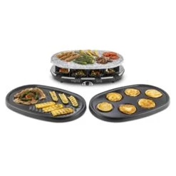 All-U-Can-Grill Raclette 4-in-1 Pancake Crêpes Steinplatte 8 Personen 15 All-U-Can-Grill Raclette 4-in-1 Pancake Crêpes Steinplatte 8 Personen -Küchenbedarf Angebote 10028450 yy 0004 titel Klarstein All U Can Grill Raclettegrill 4in1