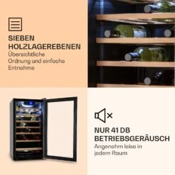 Vinamour 26 Uno Weinkühlschrank 26 Flaschen 88 Liter Edelstahl LED -Küchenbedarf Angebote 10028491 de 0005 logo