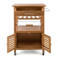 Louisiana Servierwagen Küchenwagen 5 Etagen Holz Handtuchhalter Mobil -Küchenbedarf Angebote 10028589 uk 0003 detail