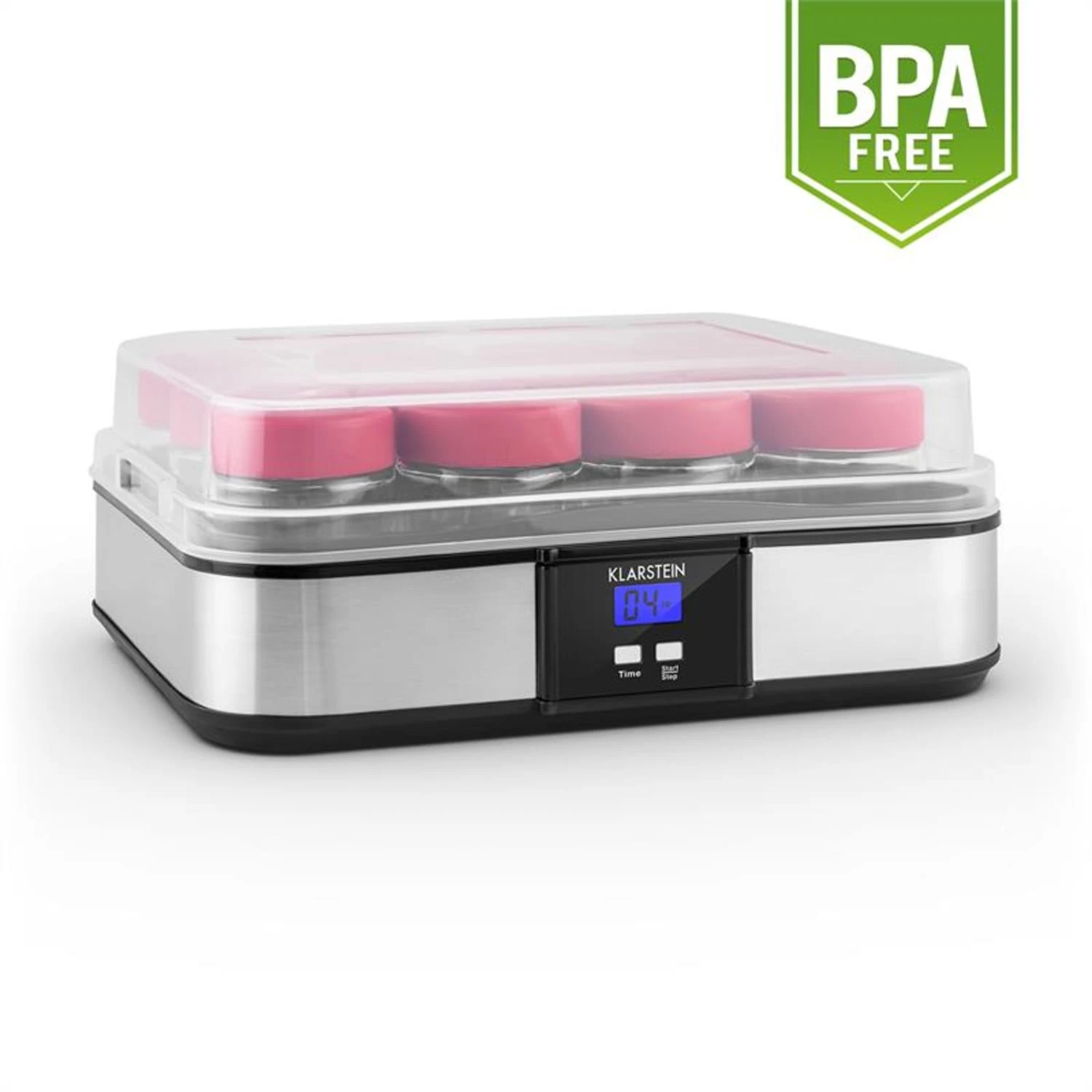 Gaia Joghurtmaker 12 Gläser A 150 Ml Timer Edelstahl 3 Gaia Joghurtmaker 12 Gläser A 150 Ml Timer Edelstahl