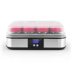 Gaia Joghurtmaker 12 Gläser A 150 Ml Timer Edelstahl 12 Gaia Joghurtmaker 12 Gläser A 150 Ml Timer Edelstahl -Küchenbedarf Angebote 10028636 yy 0003 front 03 Klarstein Gaia Joghurtmaker Edelstahl