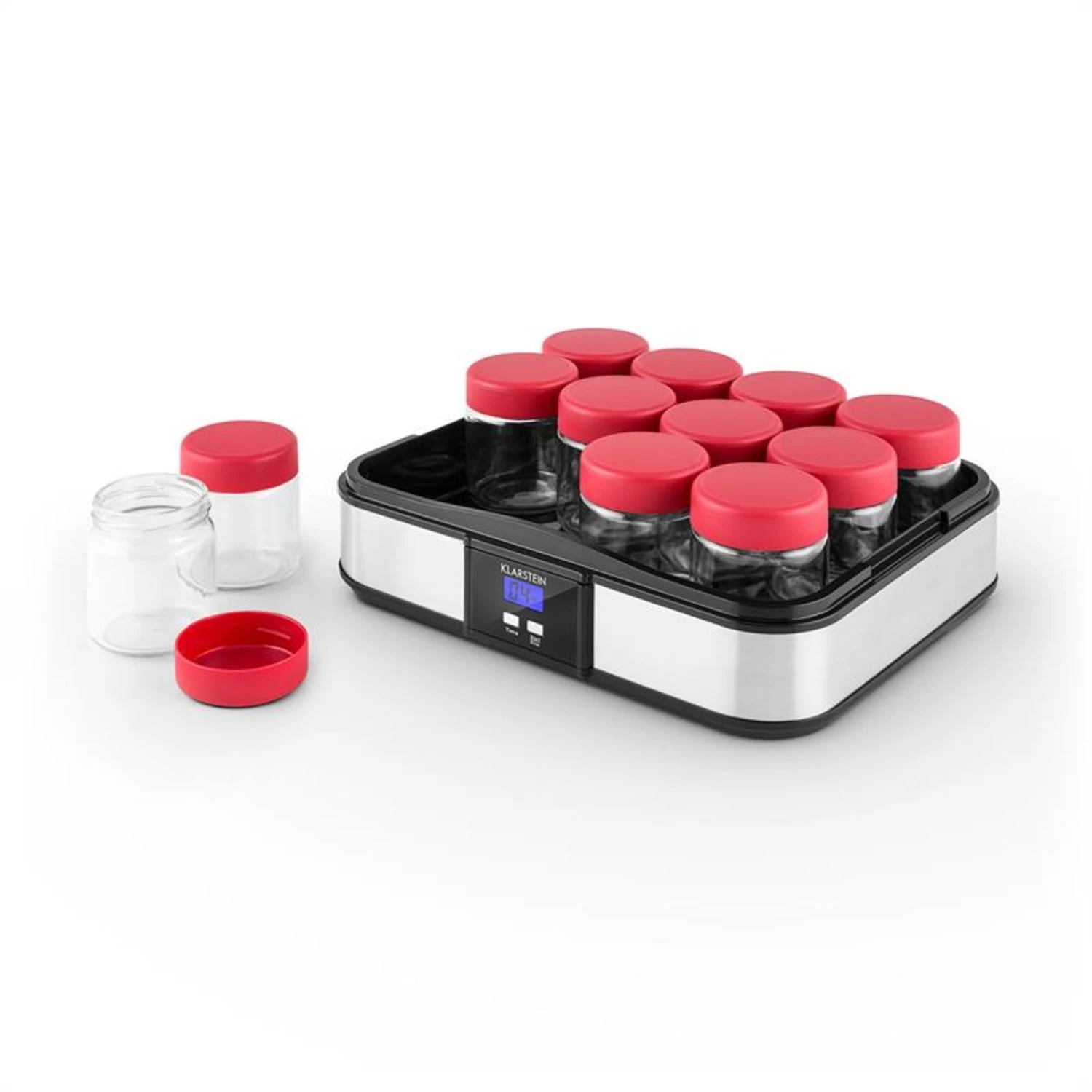 Gaia Joghurtmaker 12 Gläser A 150 Ml Timer Edelstahl 8 Gaia Joghurtmaker 12 Gläser A 150 Ml Timer Edelstahl – Bild 6