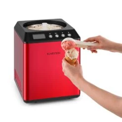 Vanilla Sky Eiscreme-Maschine Kompressor 2l 180W Edelstahl Rot -Küchenbedarf Angebote 10028874 yy 0004 ambient Klarstein Vanilla Sky Eismaschine