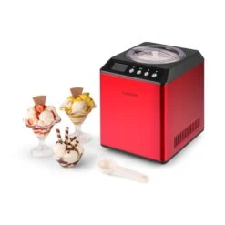 Vanilla Sky Eiscreme-Maschine Kompressor 2l 180W Edelstahl Rot -Küchenbedarf Angebote 10028874 yy 0009 ambient Klarstein Vanilla Sky Eismaschine