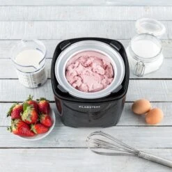 Creamberry Eiscremebereiter Flaschenkühler Frozen Yogurt Maschine 1,5l -Küchenbedarf Angebote 10028924 yy 0005 ambient Klarstein Creamberry Eisbereiter reedit