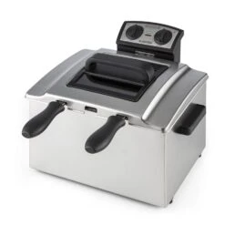 QuickPro XXL 3000 Fritteuse 5l 1,5kg 3000W Timer Edelstahl -Küchenbedarf Angebote 10029073 yy 0008 titel Klarstein QuickPro XXL 3000 Fritteuse