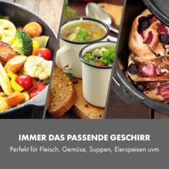 Hotrod 45 Dutch Oven BBQ-Topf 4,5 Qt / 4 Liter Gusseisen Schwarz -Küchenbedarf Angebote 10029165 de 0003 logo