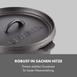 Hotrod 85 Dutch Oven BBQ-Topf 9 Qt / 8,5 Liter Gusseisen Schwarz -Küchenbedarf Angebote 10029167 de 0004 logo