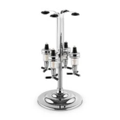 Hazlehov Rondel 4 Getränkespender Dosierer 4-fach Standaufstellung -Küchenbedarf Angebote 10029375 yy 0005 titel oneConcept Hazlehov Rondel 4 Getraenkespender