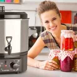 Biggie Small Einkochvollautomat Einkochtopf 16 Liter 2000 W Edelstahl -Küchenbedarf Angebote 10029824 yy 0006 ambient Klarstein Einkauchautomat