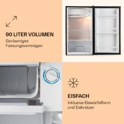 Alleinversorger Kühlschrank 91 Liter 2 Ebenen Thermostat Eisfach -Küchenbedarf Angebote 10030523 de 0003 logo