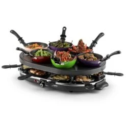 Woklette Tischgrill Raclette Wokset 1200 W 8 Personen Antihaft 11 Woklette Tischgrill Raclette Wokset 1200 W 8 Personen Antihaft -Küchenbedarf Angebote 10030539 yy 0005 front oneConcept Woklette Tischgrill Raclette Wok 1200W