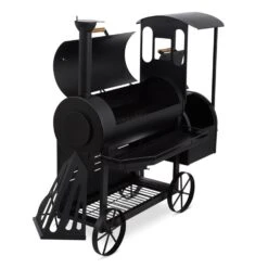 Dampflok Smoker Grill 3 Mm Stahl Schwarz -Küchenbedarf Angebote 10030555 yy 0006 front Train Grill