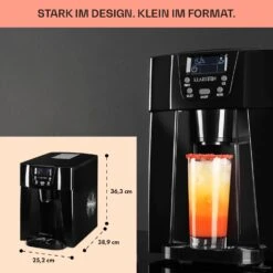 Ice Volcano 2G Eismaschine LED 12kg Je 24h 2l 6-12min Schwarz -Küchenbedarf Angebote 10030844 DE 0006 usp