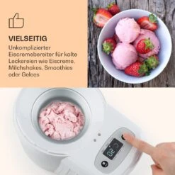 Schneeflöckchen Eiscremebereiter Thermoelektrisch 700ml Leise Weiß -Küchenbedarf Angebote 10031663 de 0004 logo