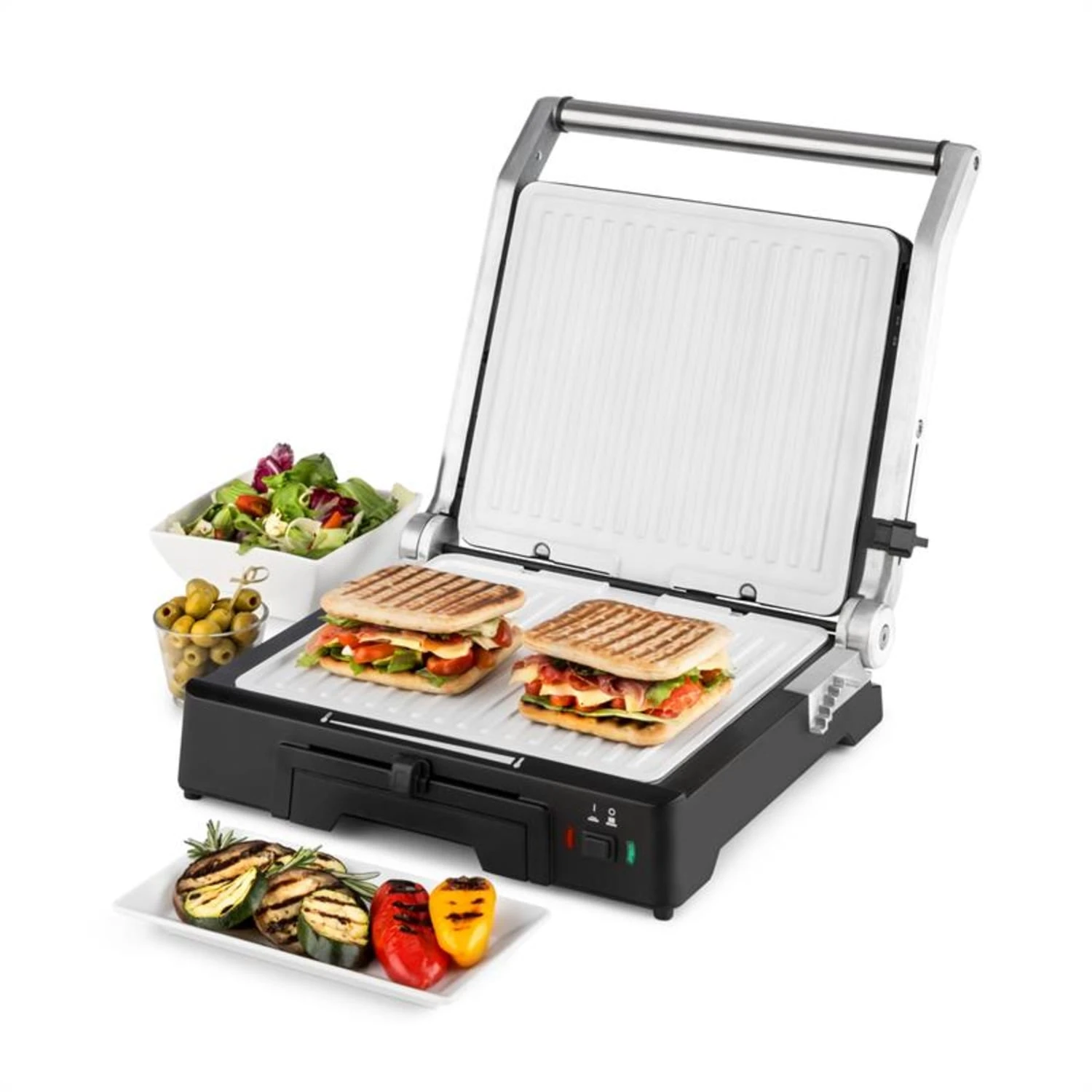 Burgermeister 3-in-1 Kontaktgrill Tischgrill Paninimaker 2000W 8 Burgermeister 3-in-1 Kontaktgrill Tischgrill Paninimaker 2000W – Bild 6