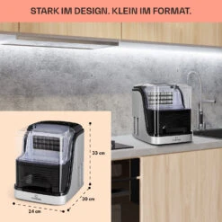 Kristall Eiswürfelmaschine Kristalleis 2 Größen 2,5l Wassertank -Küchenbedarf Angebote 10031891 de 0006 usp