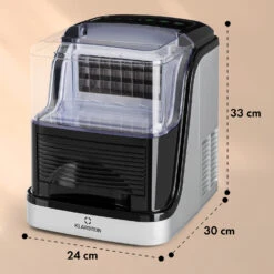 Kristall Eiswürfelmaschine Kristalleis 2 Größen 2,5l Wassertank -Küchenbedarf Angebote 10031891 yy 0011 dimensions