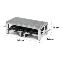 Schmelzlette Raclette 1500W Naturstein-Platte Edelstahlgehäuse 14 Schmelzlette Raclette 1500W Naturstein-Platte Edelstahlgehäuse -Küchenbedarf Angebote 10032028 yy 0006 logo Klarstein Schmelzlette Raclette 1500W Edelstahl