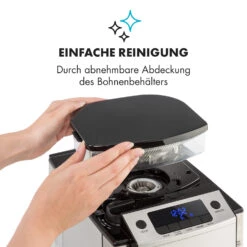 Aromatica X Kaffeemaschine Mahlwerk Glaskanne Aroma+ Edelstahl 16 Aromatica X Kaffeemaschine Mahlwerk Glaskanne Aroma+ Edelstahl -Küchenbedarf Angebote 10032102 de 0005 logo