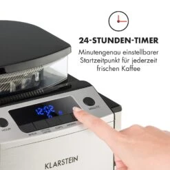 Aromatica X Kaffeemaschine Mahlwerk Glaskanne Aroma+ Edelstahl 17 Aromatica X Kaffeemaschine Mahlwerk Glaskanne Aroma+ Edelstahl -Küchenbedarf Angebote 10032102 de 0006 logo