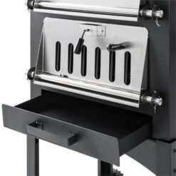 Pizzaiolo Perfetto Pizzaofen 30,5x30,5cm Echtstein 1,2mm Stahl Mobil -Küchenbedarf Angebote 10032130 yy 0005 detail pizzaiolo perfet pizzaofen