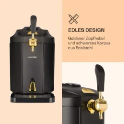 Skal Bierzapfanlage Bierkühler 5l Fässer CO2 Edelstahl Schwarz -Küchenbedarf Angebote 10032176 de 0003 logo