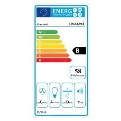 Barett Inselabzugshaube Ø35cm Umluft 558 M³/h LED Aktivkohlefilter -Küchenbedarf Angebote 10032302 energy label