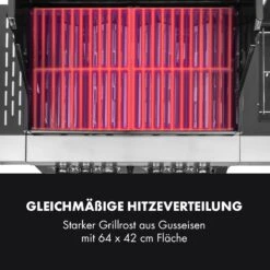 Tomahawk 4.2 SBG Gasgrill 6 Brenner 20,7 KW 64x42cm Grill Edelstahl -Küchenbedarf Angebote 10032308 de 0007 logo