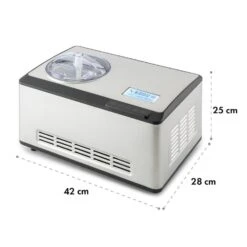 Dolce Bacio Eiscremebereiter Kompressor 2l LCD-Display Touch Edelstahl -Küchenbedarf Angebote 10032322 yy 0010 logo Klarstein Dolce Bacio Eiscremebereiter Edelstahl