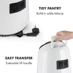 AirVital Heißluftfritteuse 1300W 2,5l CeraPlus-Antihaft Touch Weiß -Küchenbedarf Angebote 10032331 yy 0009 logo Klarstein AirVital Heissluftfritteuse 1300W weiss