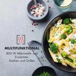 Victoria 20 Einbau-Mikrowelle, 20 L, 800 W, Grill: 1000 W, Schwarz -Küchenbedarf Angebote 10032591 de 0004 logo