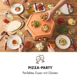 Capricciosa Pizzaofen 1500W Abdeckung Aus Terracotta Warmhaltefunktion -Küchenbedarf Angebote 10032597 de 0005 logo