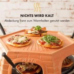 Capricciosa Pizzaofen 1500W Abdeckung Aus Terracotta Warmhaltefunktion -Küchenbedarf Angebote 10032597 de 0006 logo